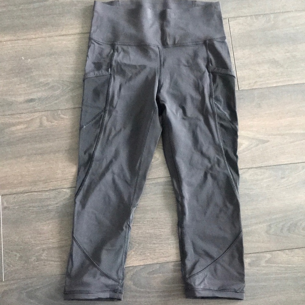 Lululemon Hi-rise Mesh Crop Leggings